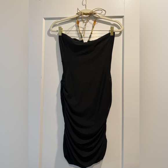 Vix Paula Hermanny Black Mini Dress - Picture 6 of 9